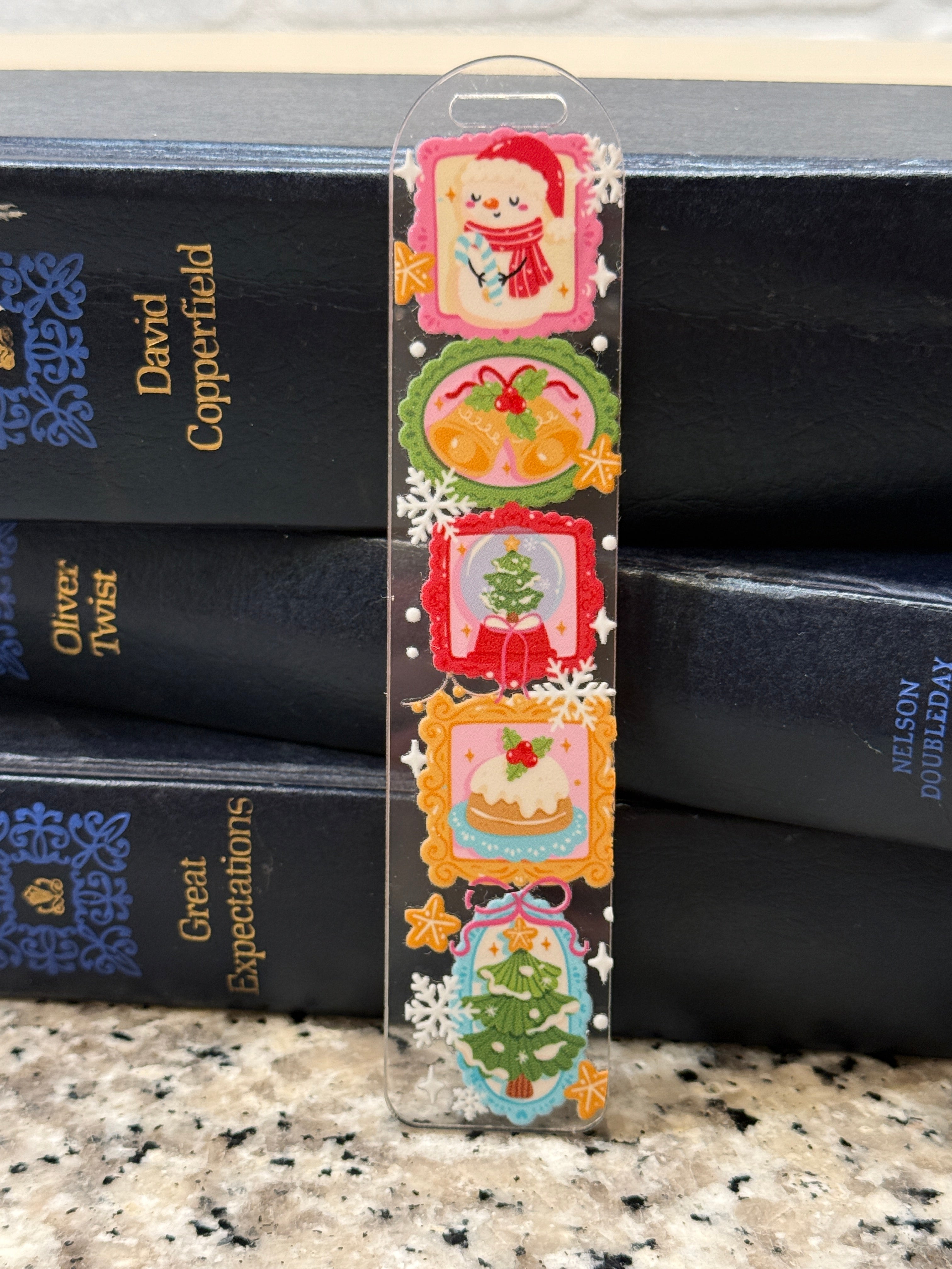 Christmas Storybook Frames Bookmark – Holiday Page Marker