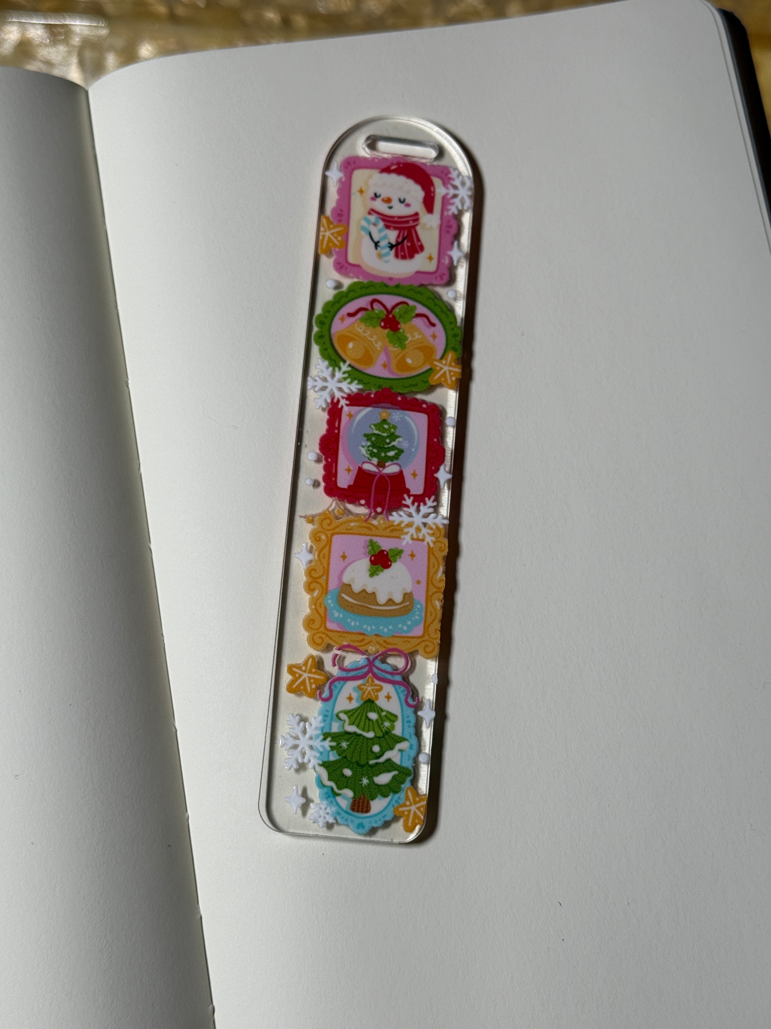 Christmas Storybook Frames Bookmark – Holiday Page Marker