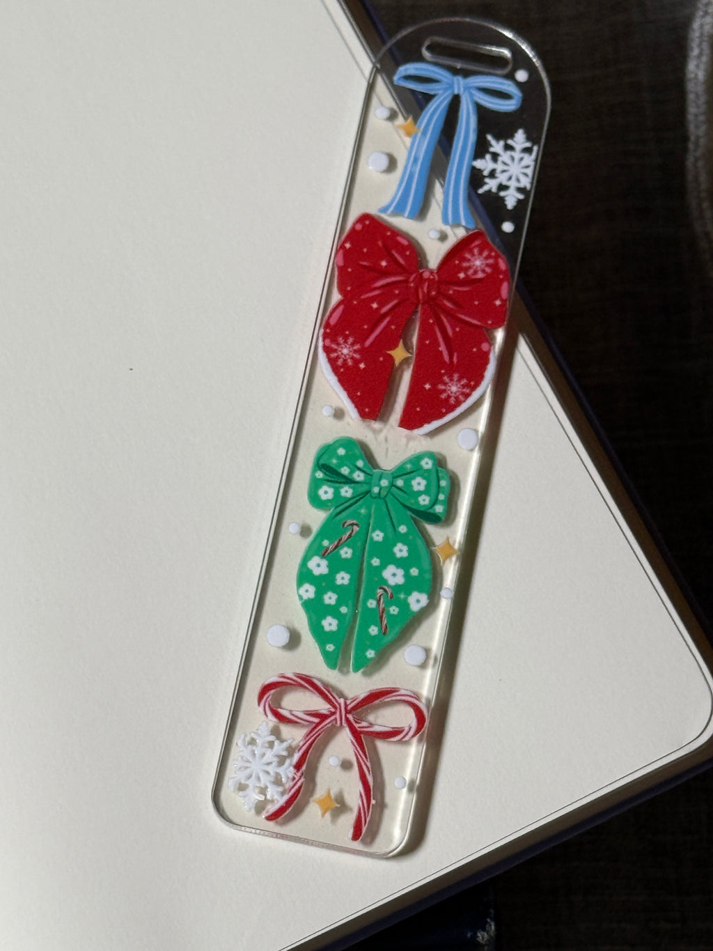Holiday Bow Parade Bookmark – Holiday Page Marker