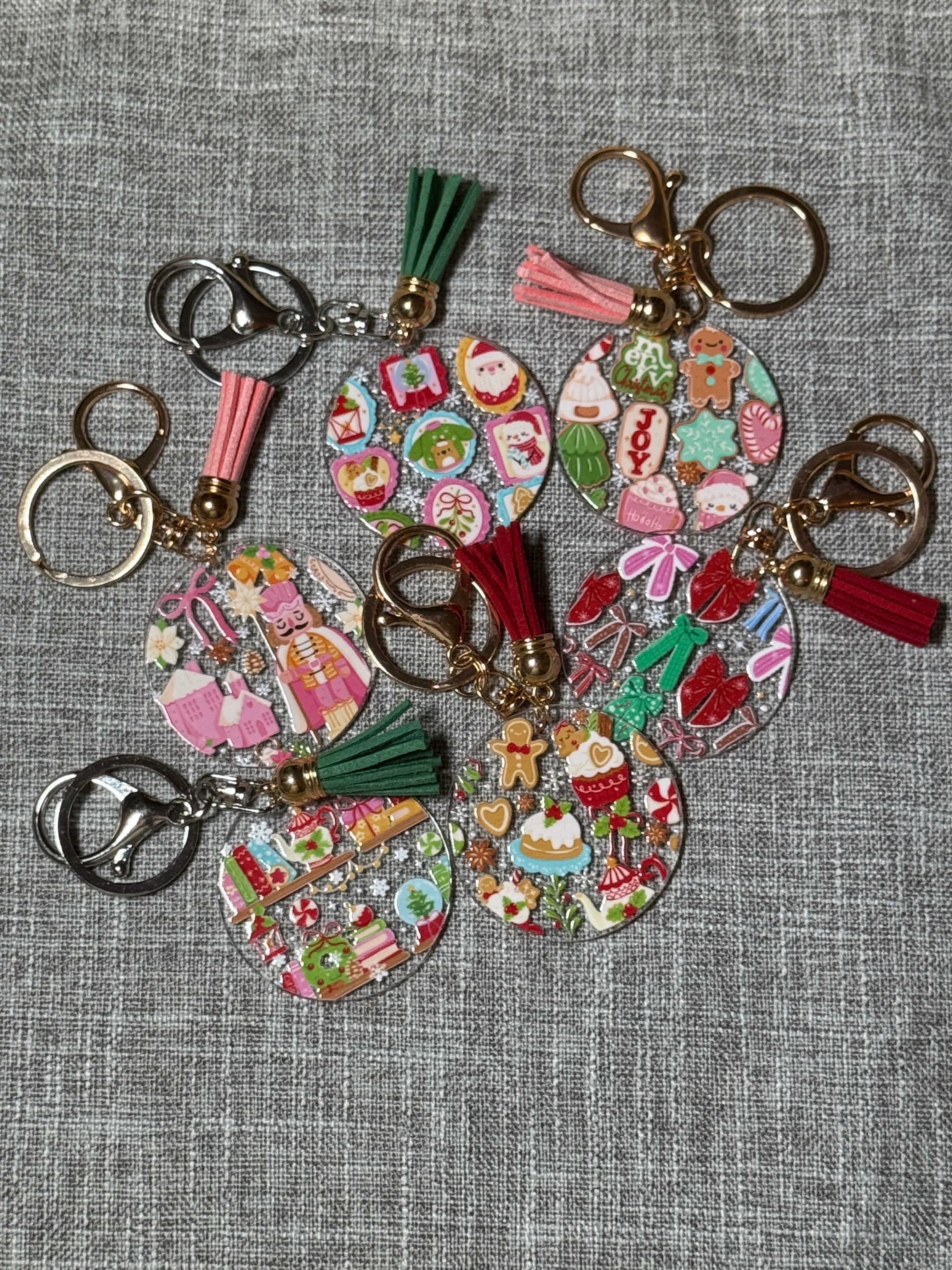 Holiday Bow Parade Purse Charm – Christmas Bag Charm