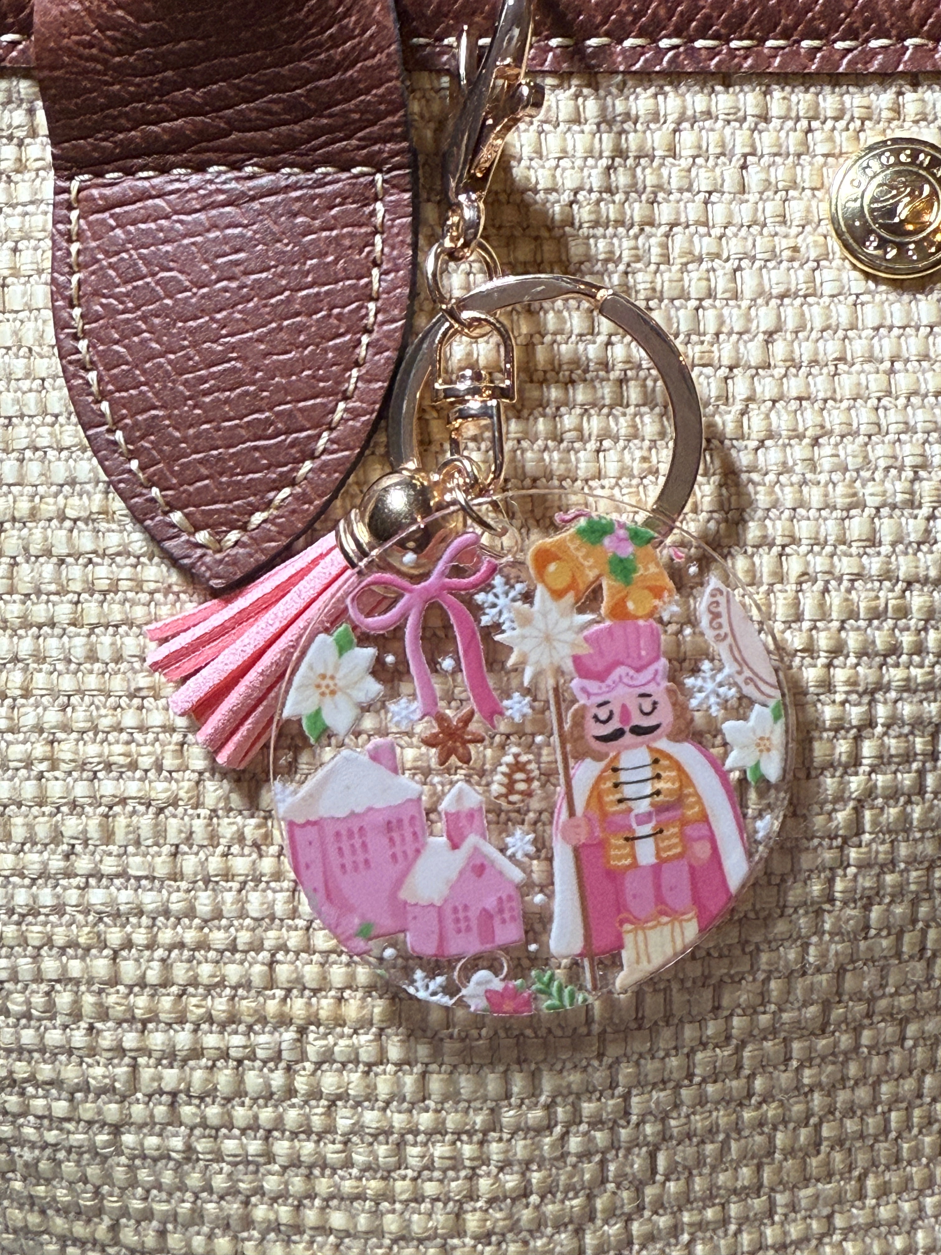 Sugar Plum Nutcracker Purse Charm – Christmas Bag Charm