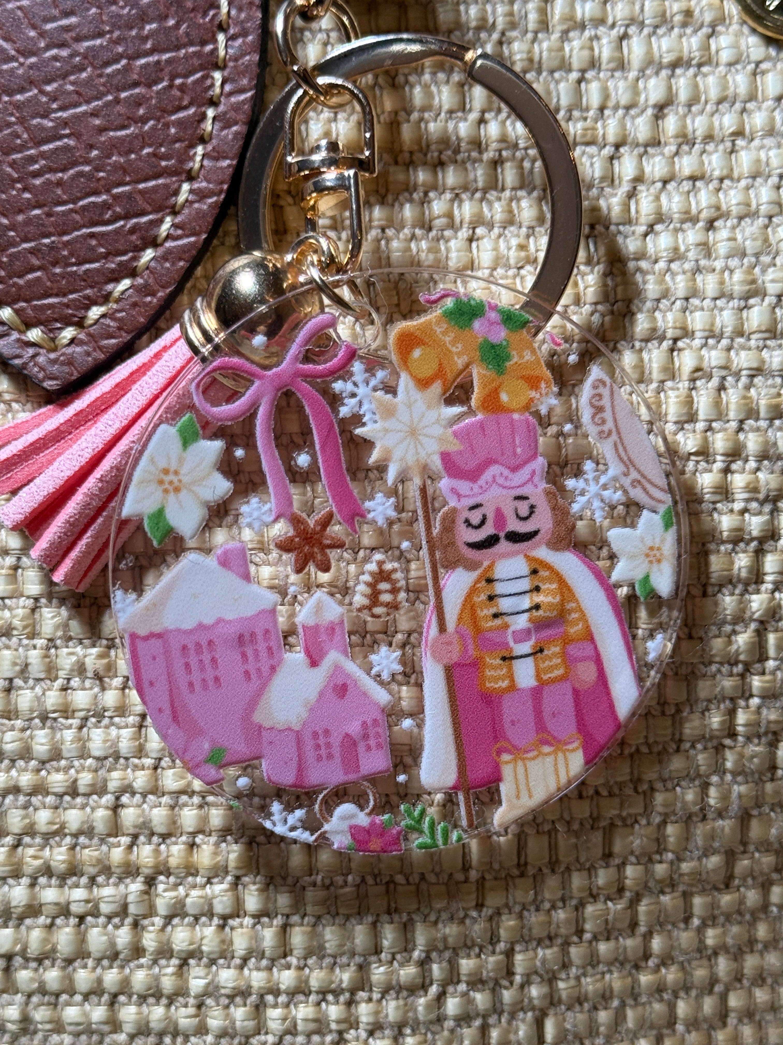 Sugar Plum Nutcracker Purse Charm – Christmas Bag Charm